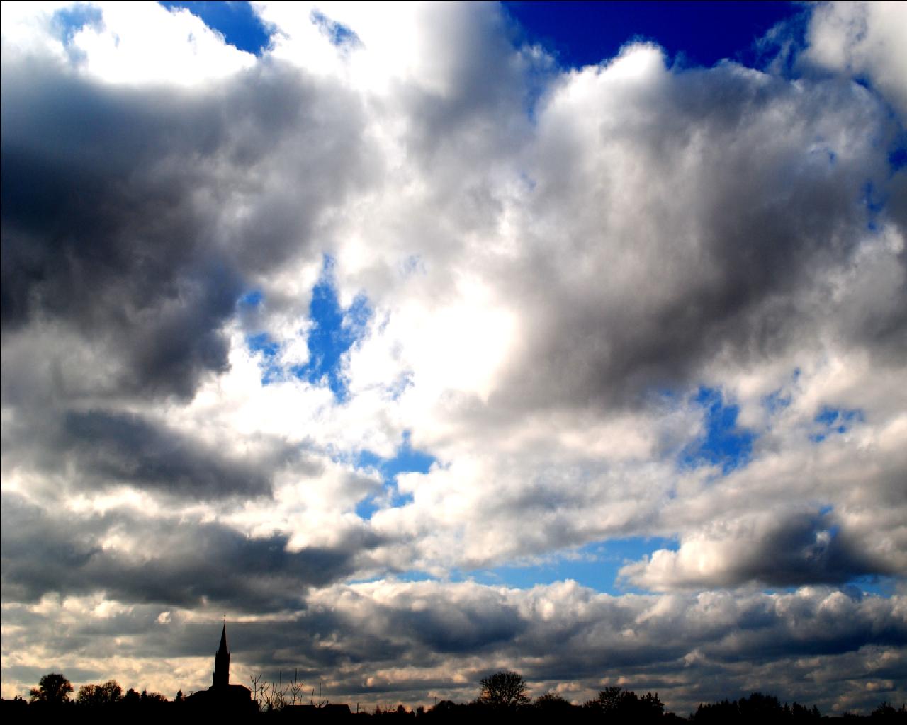 La pluie arrive.