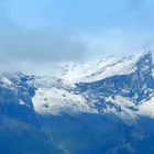 La pointe de Platé sous la neige