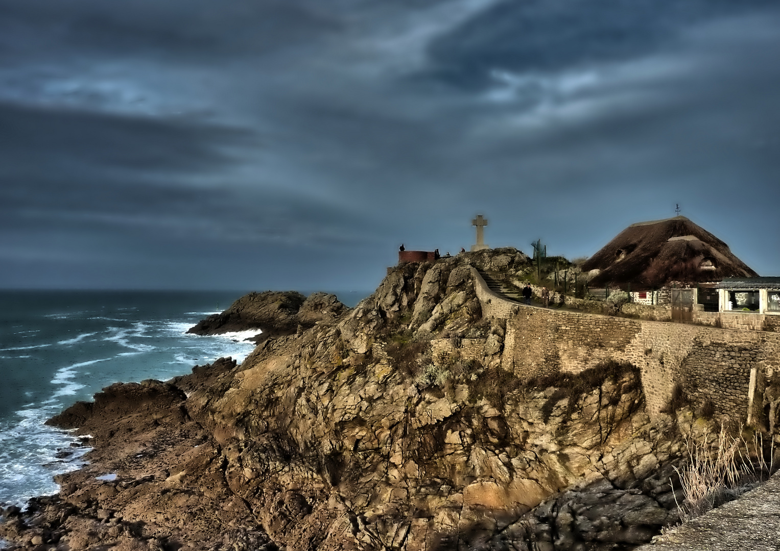 la pointe du décollé à st lunaire