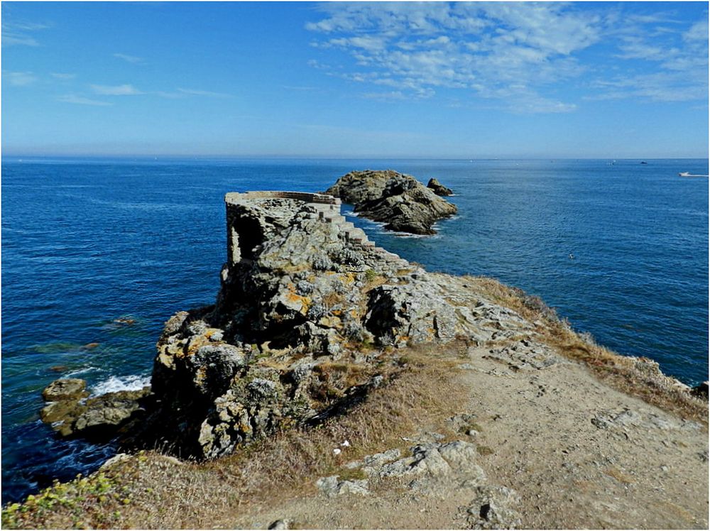 la pointe du décollé