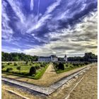La pointe du Jardin de Diane de Poitiers au château de Chenonceau