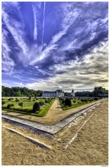 La pointe du Jardin de Diane de Poitiers au château de Chenonceau