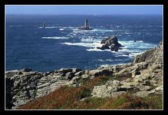 " La Pointe du Raz par beau temps " il y a longtemps, mais très longtemps snif snif