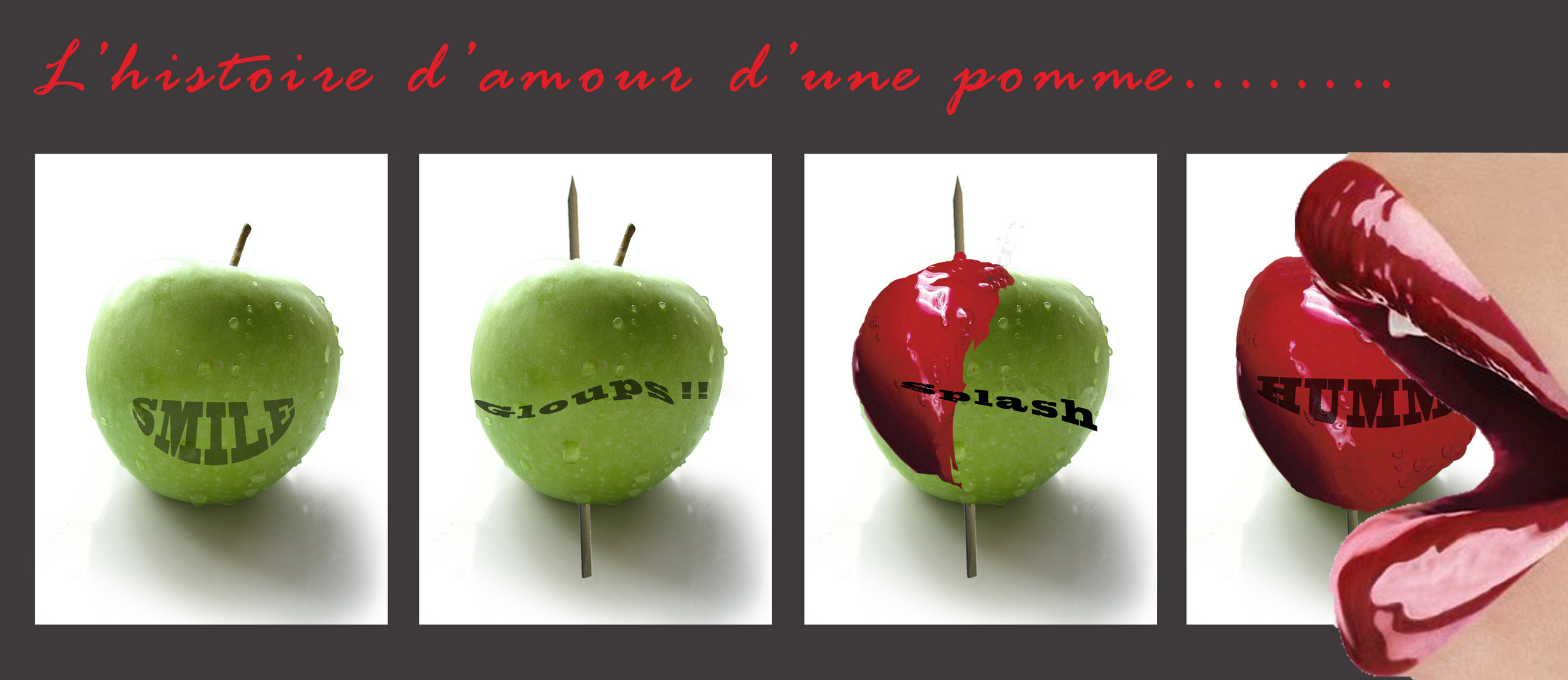 La pomme de la St Valentin .