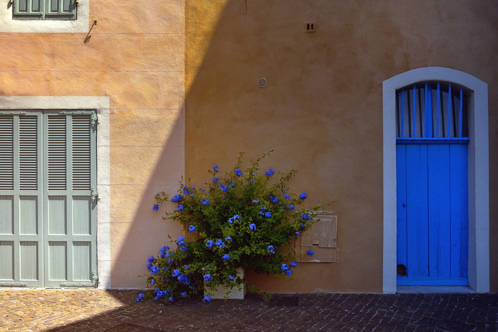 La porte bleue