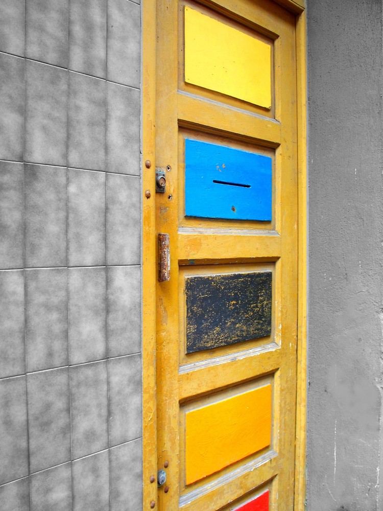 La porte colorée