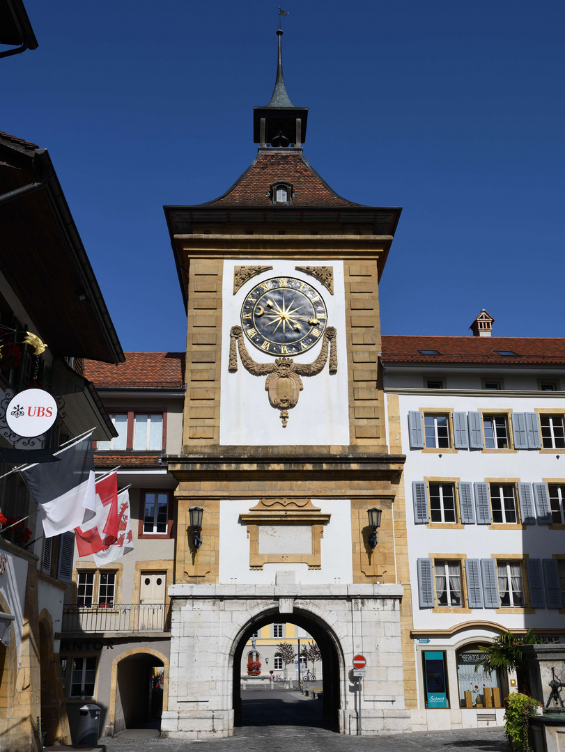 La Porte de Berne, style baroque ...