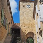 La porte ouest de Fourcès, vue de l’intérieur du village