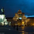 La praça do Comercio de Lisboa.