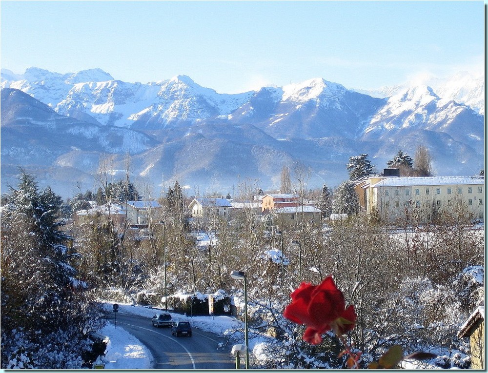 La prima neve e l'ultima rosa