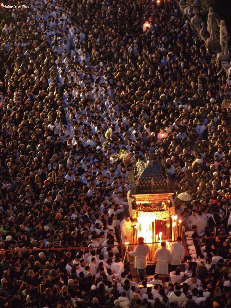 La Processione durante la Festa di Sant'Agata