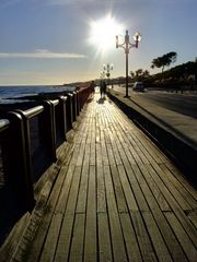 La promenade du bord de mer