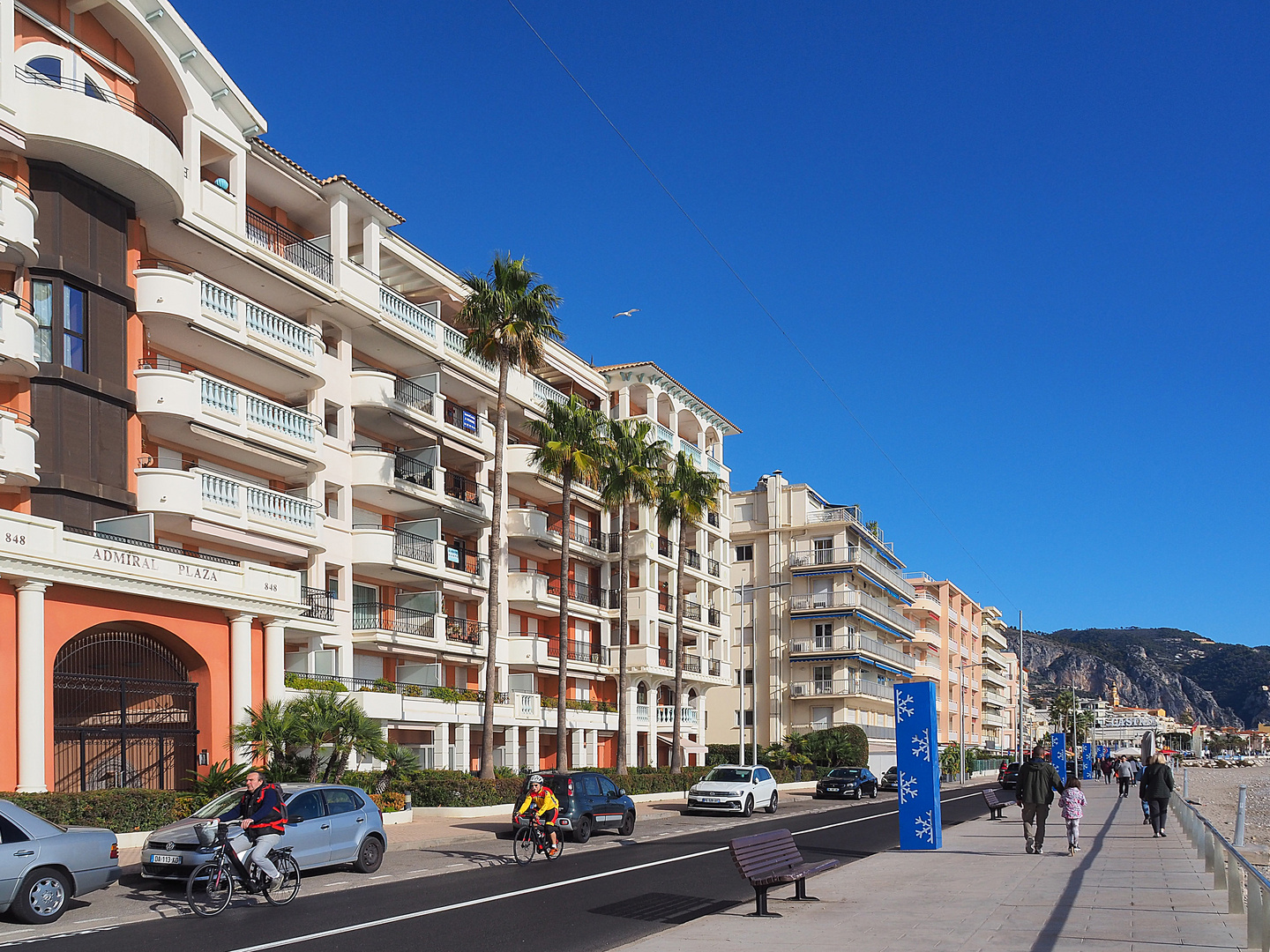 La Promenade du soleil à Menton