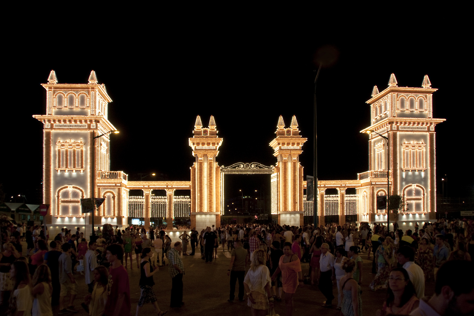 La puerta de Feria en Malaga