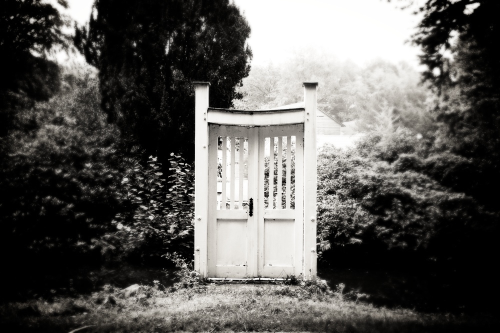 la puerta en el jardin II