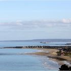 La rade de Cherbourg vue des hauteurs de Landemer.