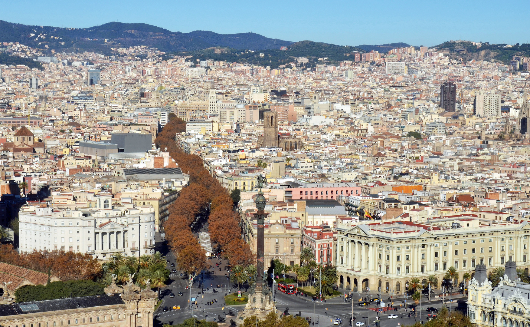 La Rambla und Columbus Monument