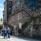 La reja. Plaza del Obradoiro.