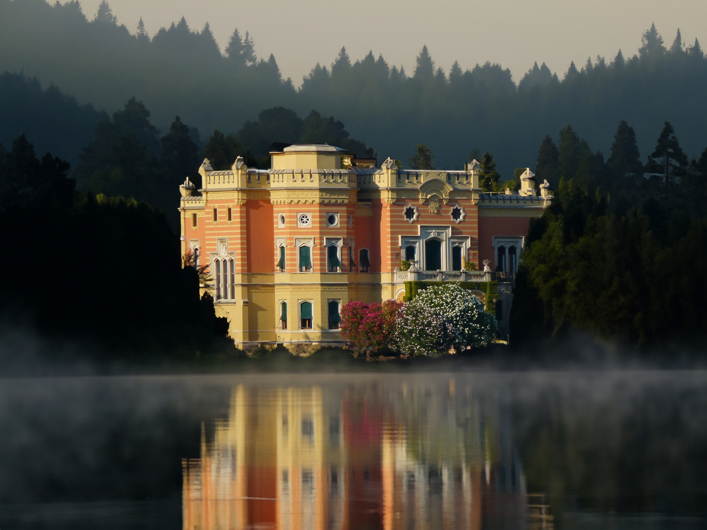 la résidence au bord du lac de garde