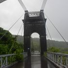 La Réunion : Alte Hängebrücke über den Riviere de l`Est