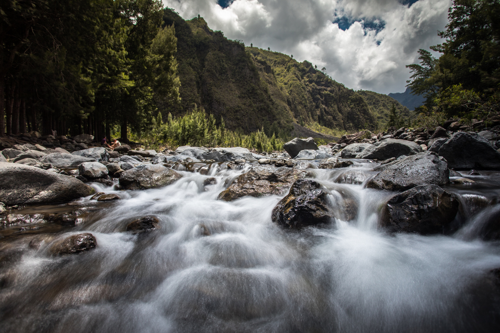 La Réunion, Cascade Trois Roches