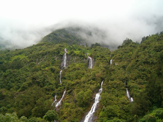 La Réunion - Cascades du "Voile de la Mariée"