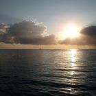 la reunion - coucher de soleil sur l'océan