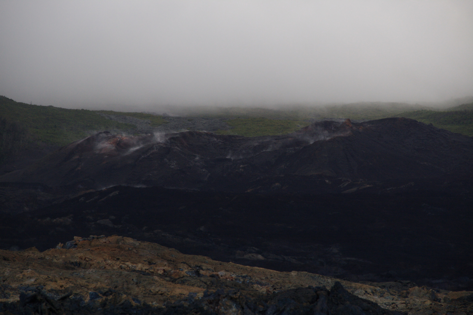 La Réunion - Der Ausbruchskrater von 2007