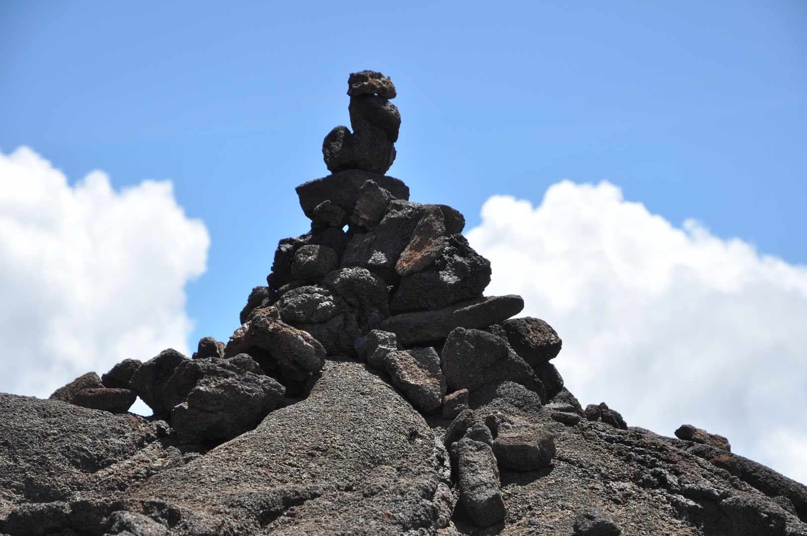 La Reunion, Steinskulptur