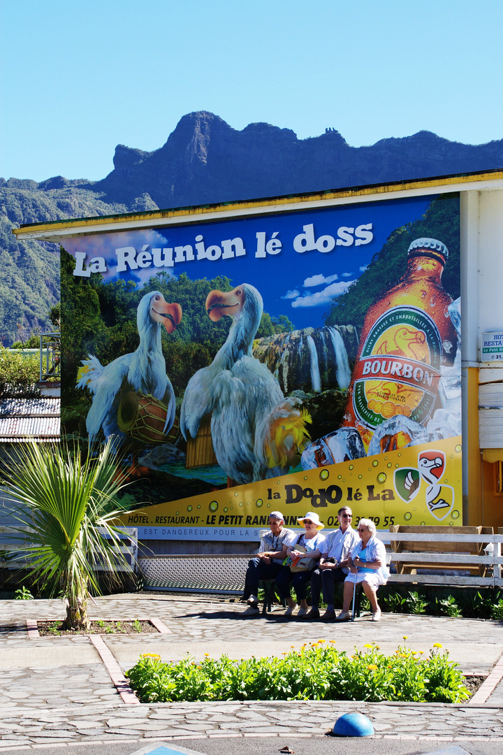 La Réunion - Straßenszene in Cilaos