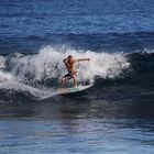 La Réunion - Surfer in St. Pierre