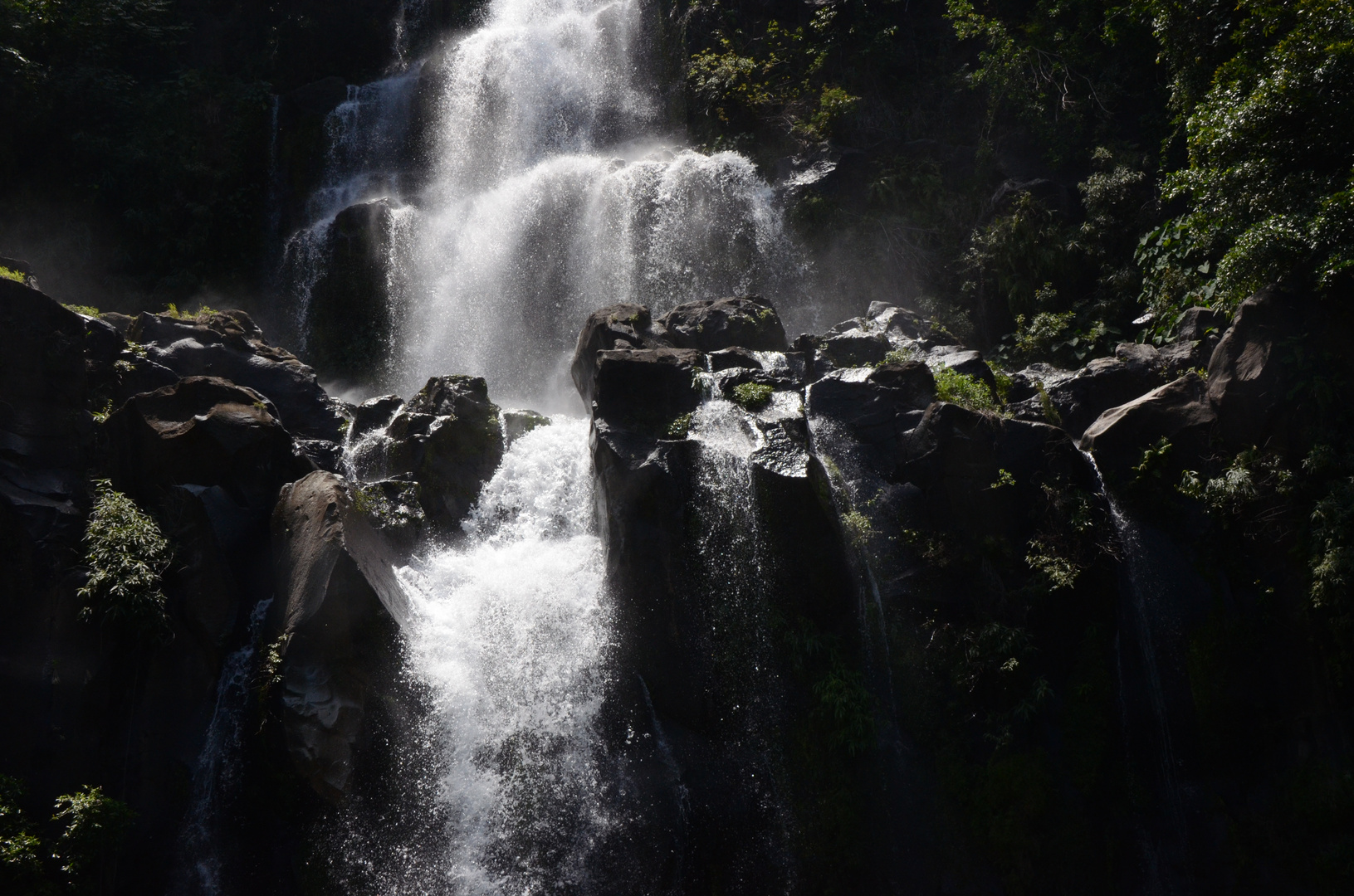 La Reunion : Wasserfall zum Bassin Malheur