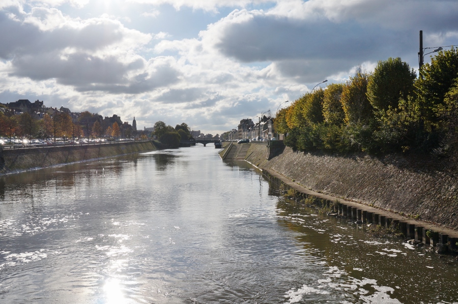 La rivière "La Sarthe" prise au Mans.