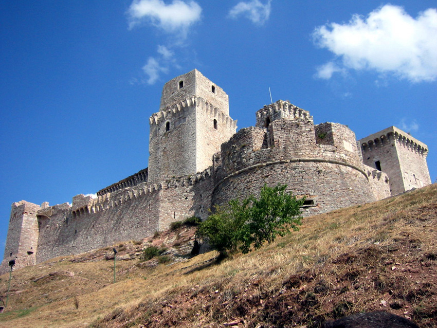 La rocca di Assisi (PG)