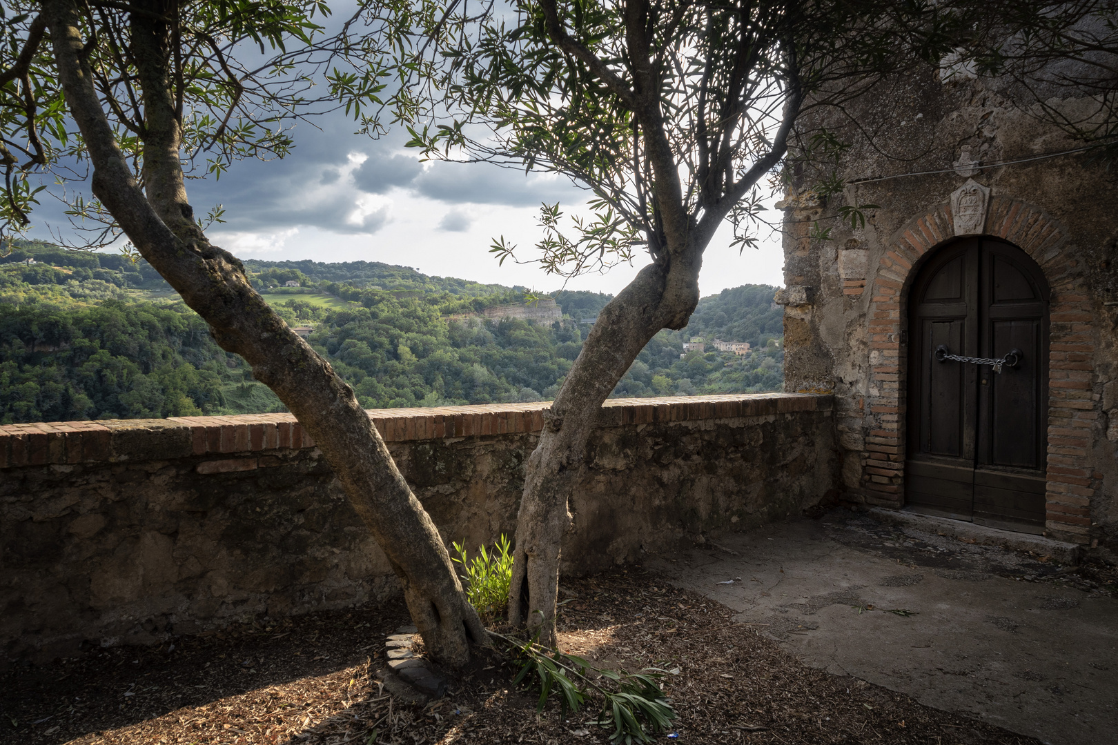 La rocca di Orte, giardino