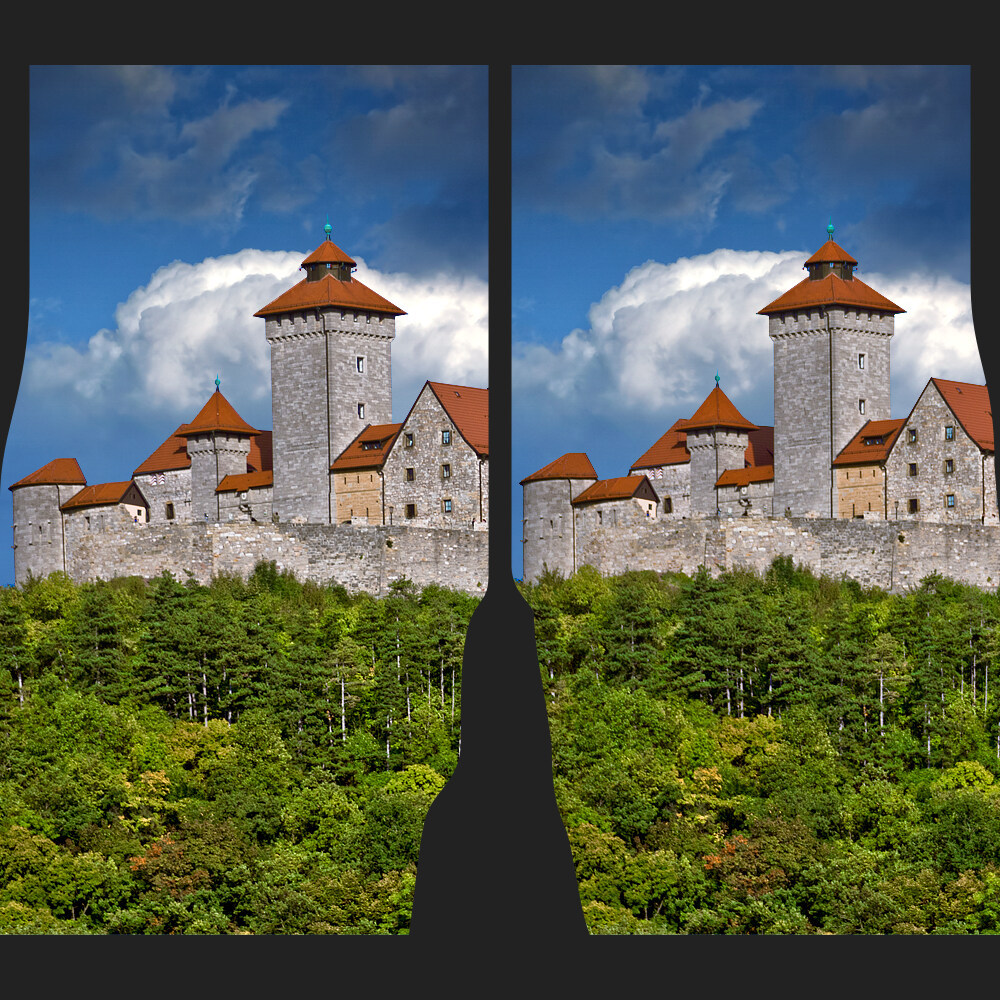 La Rocca HDR Cross View 3D