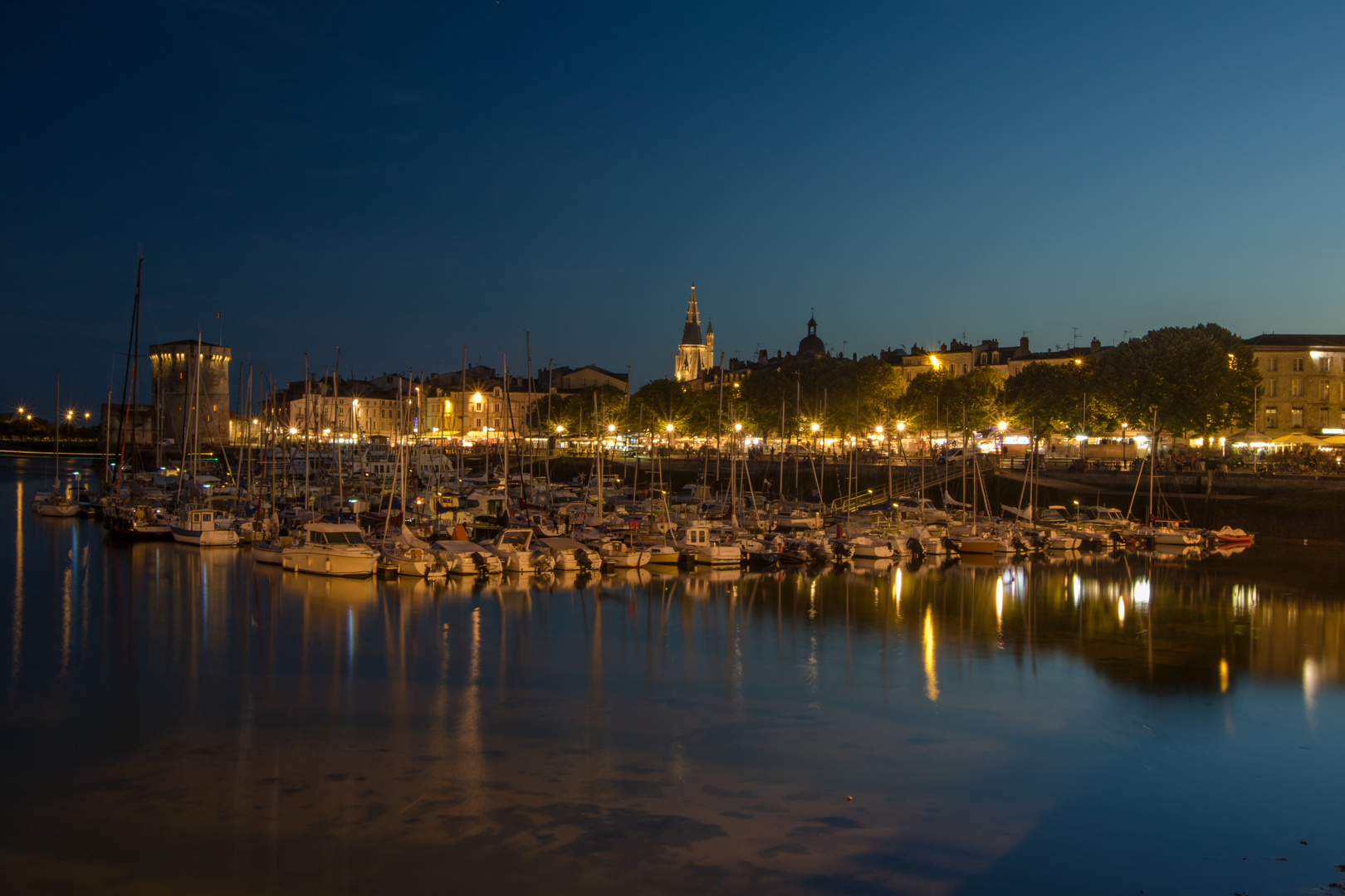 La Rochelle by night...