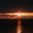 la rochelle sous un coucher de soleil