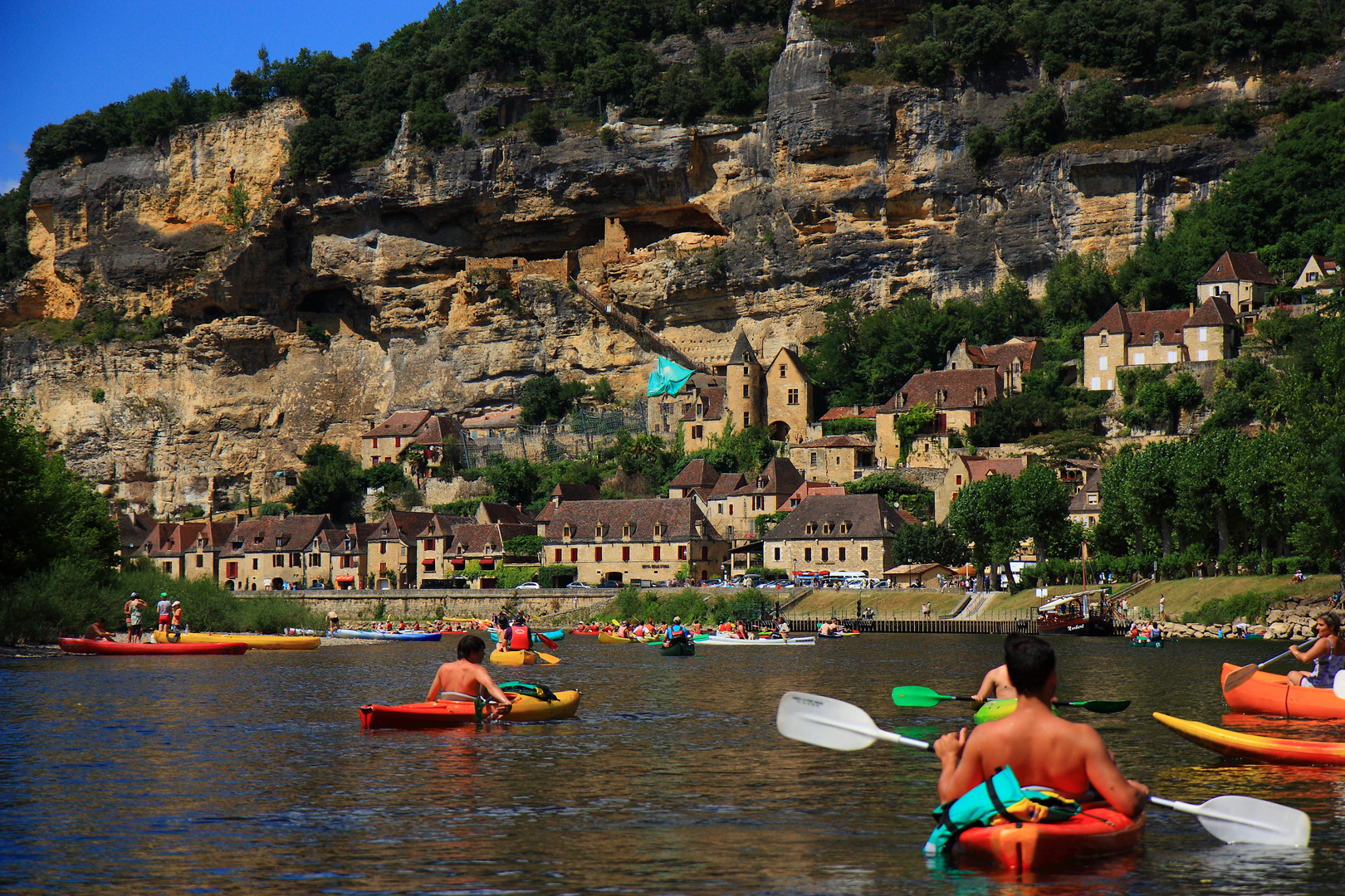 La Roque Gageac sur la Dordogne