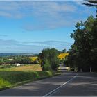 La route de Causssens à Condom