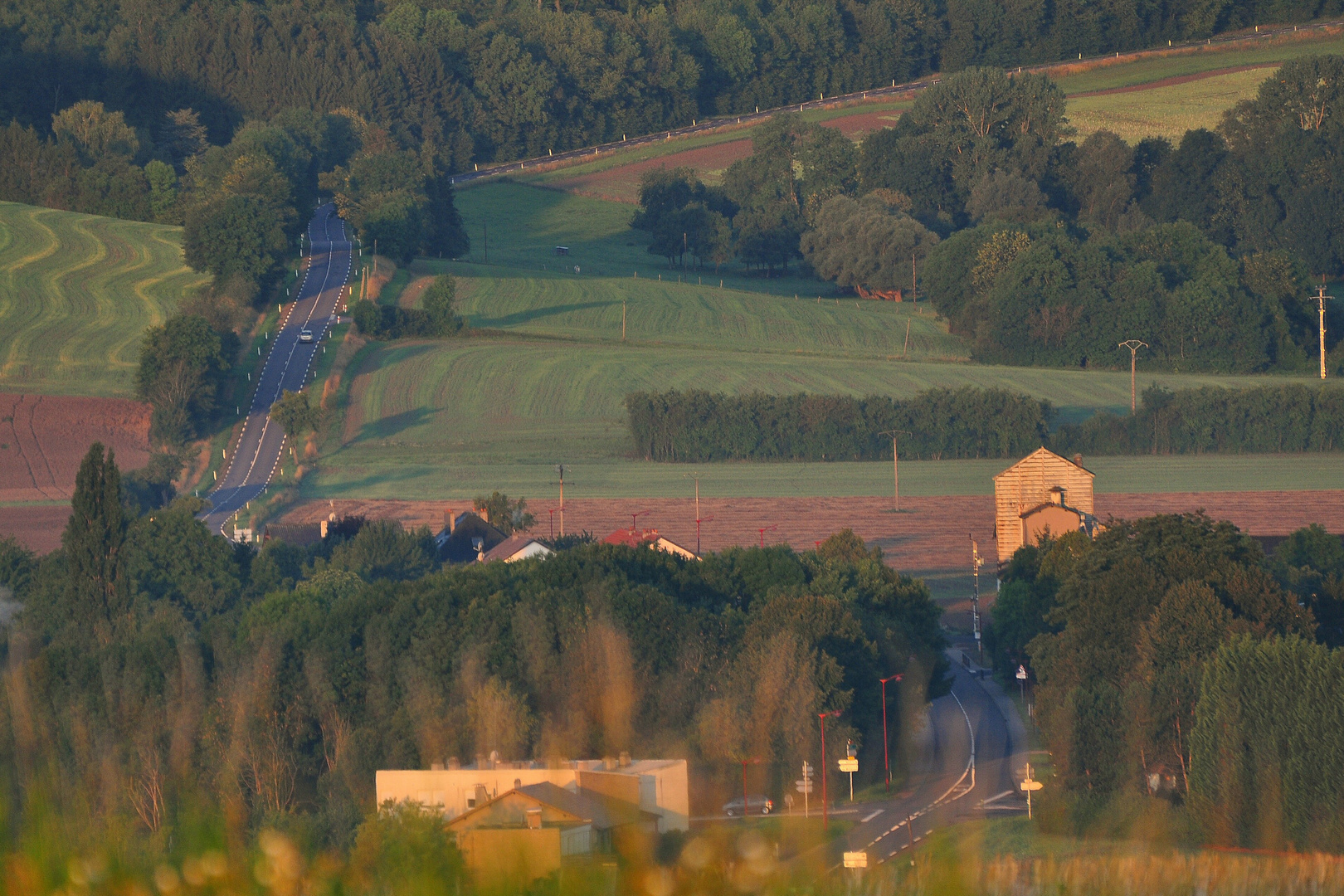 La route de Metz - Die Nationalstraße Saarlouis - Metz