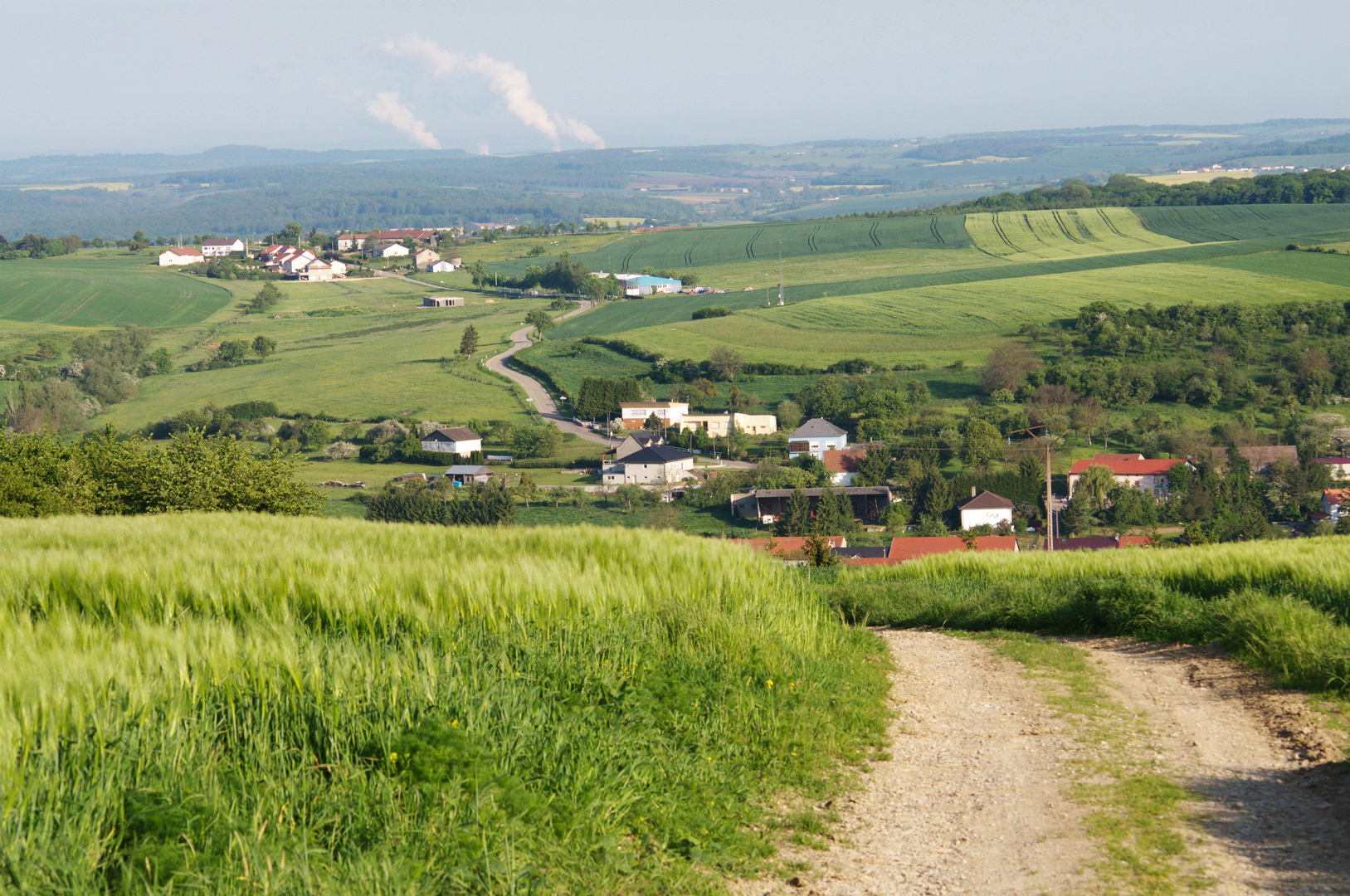 La route directe vers Cattenom - Die Straße nach Cattenom