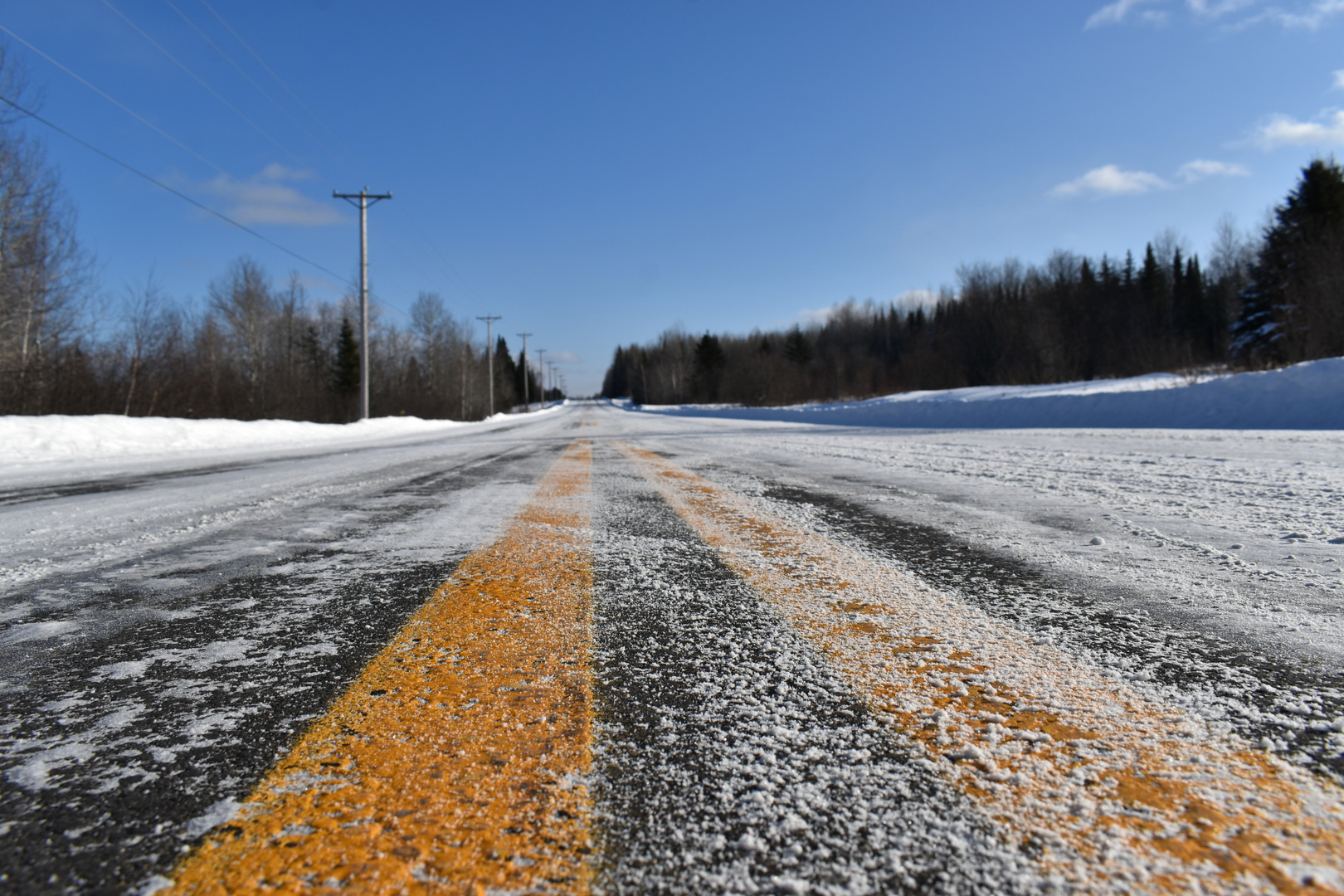 La route en hiver