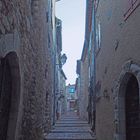 La rue des Sarrazins, fin d’après-midi en décembre 