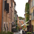 la rue du village dans le sud