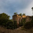 La ruine dans le soleil couchant 