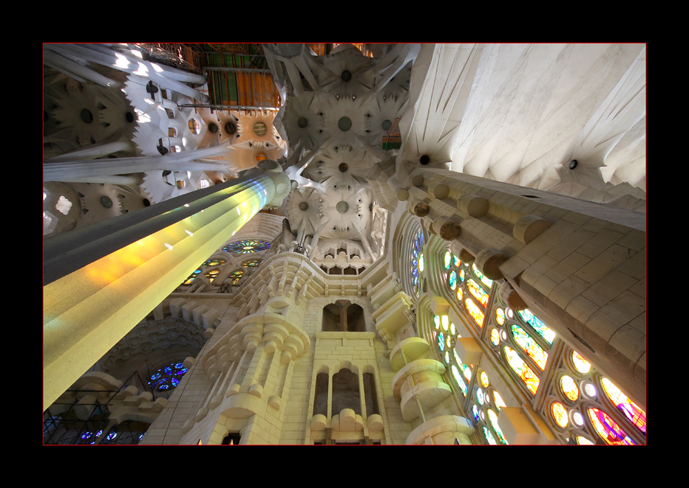 La Sagrada Famiglia a colori