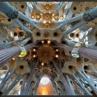 La Sagrada Familia - Blick nach oben
