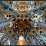 La Sagrada Familia - Blick nach oben