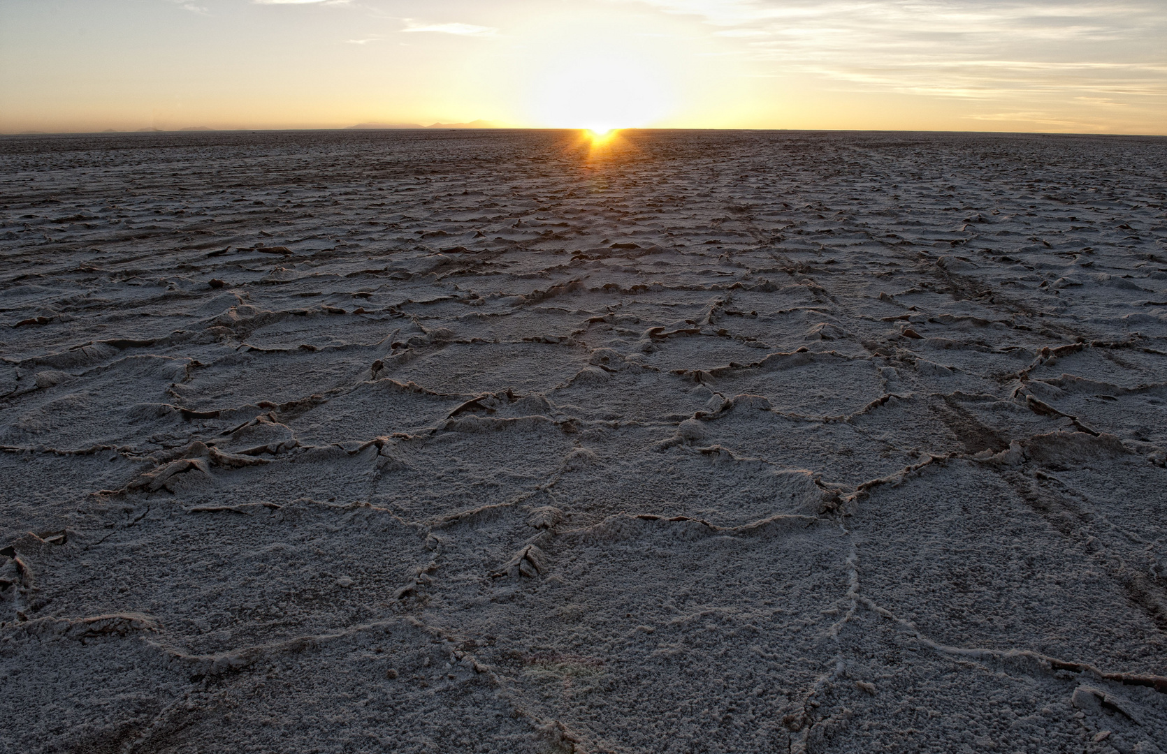 La sal del atardecer